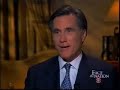 Romney gives Bob Schieffer The Mormon Speech