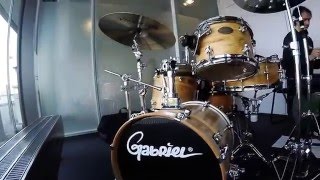 Christos Asonitis and Gabriel Drums at Musikmesse Frankfurt 2016