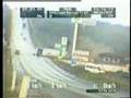 Bad Accident  stupid car driver  bus skid and crash on road