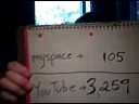 myspace & YouTube (one week later)