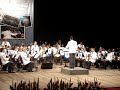 A Banda de Música da PMPE tocando Aquarela do Brasil com solo da Sd Gláucia