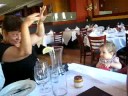 Savannah gets a belly dancing lesson from Teta Jeanny