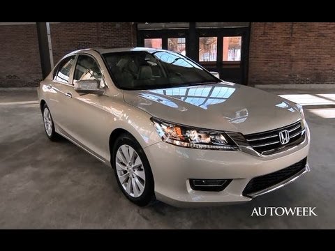 Exl - The redesigned 2013 Honda Accord EX-L gets a fresh powertrain developed under the company's Earth Dreams banner that includes a new direct-injection four-cyl...