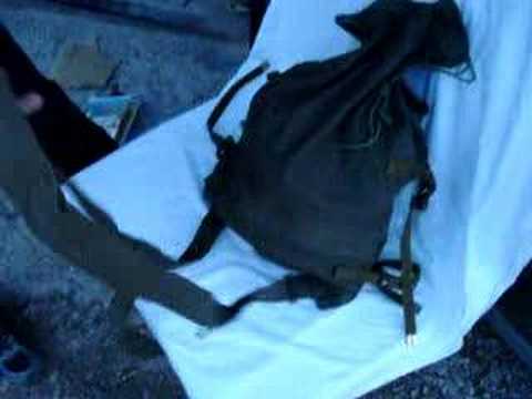 how to fasten army kit bag