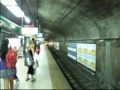 Trenes de la línea B y D del subte de Buenos Aires, Argentina. Enero 2010