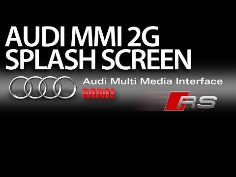 How to change welcome screen in Audi MMI 2G (A4, A5, A6, A8, Q7) splashscreen