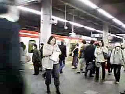 Train in Japan (Tokyu Den-en-toshi Line)
