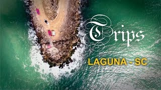 Laguna, SC: Molhes da Barra e Ponte Anita Garibaldi