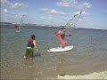 Marta haciendo windsurf Marta haciendo windsurf
