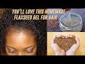 Homemade Flaxseed (Linseed) Gel for Curls DIY