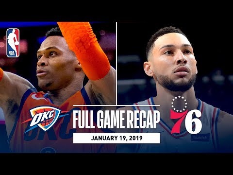 Video: Full Game Recap: Thunder vs 76ers | OKC & PHI Battle Down To The Wire!