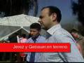 Dario Jerez y Mario Gebauer en terreno.