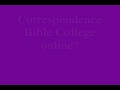 Online Bible College--Oval Bible College