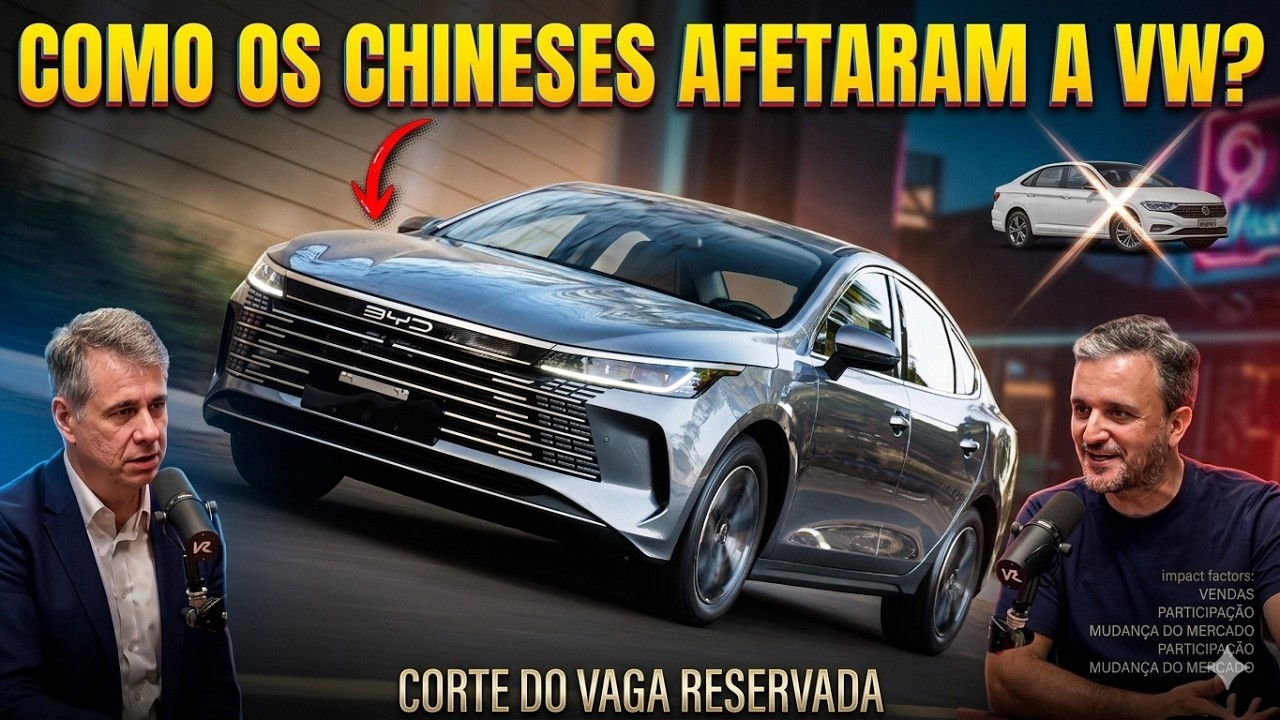 COMO OS CARROS CHINESES AFETARAM A VOLKSWAGEN NO BRASIL?