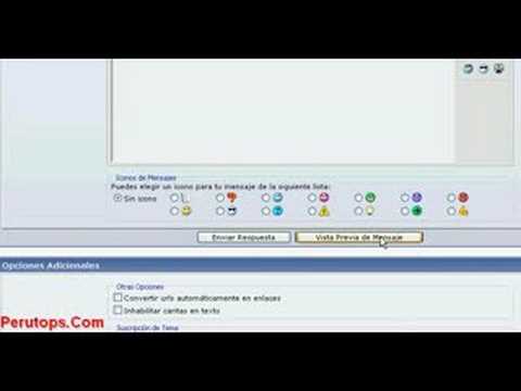 Perutops.Com - Tutorial de como colocar videos dentro de los mensajes en Foro Perutops.com bajo el script vBulletin.