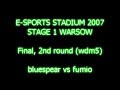 Warsow: bluespear vs fumio @ E-SPORTS STADIUM 2007