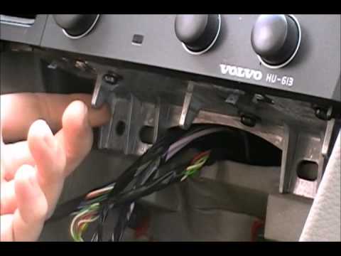how to remove cd player from volvo xc90