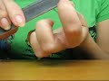 How I file my nails:)