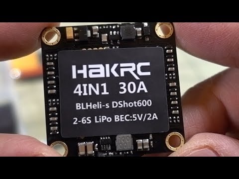 HAKRC 30A 4-in-1 BLHeli_S ESC Review