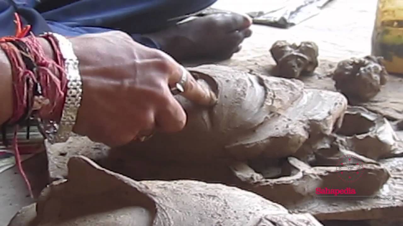 Chhau mask making