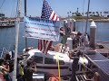 oceandetox.org flag aboard Algalita JUNK raft