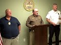 Monore Law Enforcement Press Conference