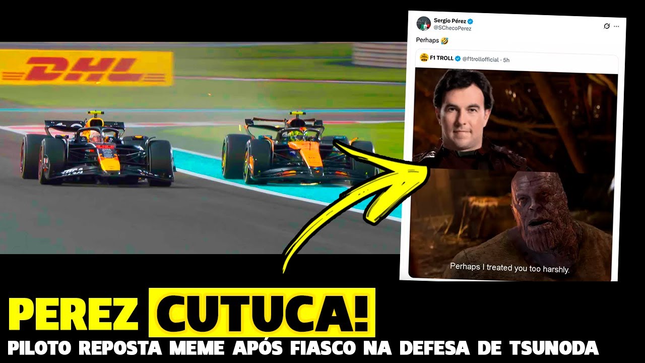 Perez Cutuca Red Bull Após Fiasco Na Defesa De Tsunoda Contra Norris | Fórmula 1 | Gp Em Casa
