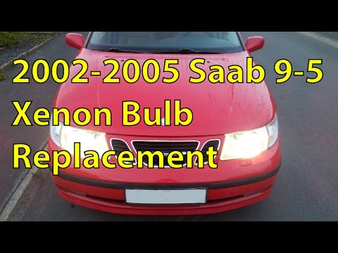 Saab 9-5 Xenon HID Bulb Replacement DIY