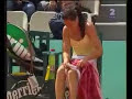 Striptease first, tennis later Striptease first, tennis later