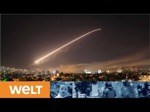 Erste alliierte Angriffswelle mit hundert Raketen tri ...