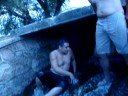 una terde de mucho calor en la perla ... y bue -