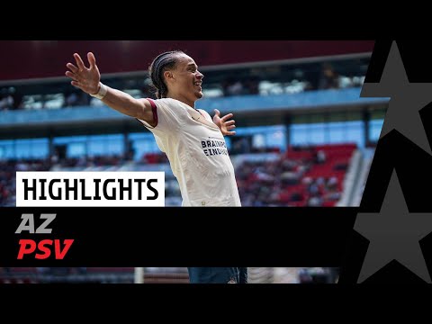 AZ Alkmaar Zaanstreek 1-2 PSV Philips Sport Vereni...