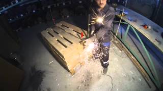 Видео Тест отрезного круга Abraflex  A-30 Standart BF 125x2,5х22,23