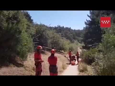 El GERA rescata a un senderista en Cercedilla