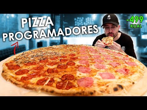 PIZZA PARA PROGRAMADORES 🍕 Receta Secreta De Pizza Fitness Que NO ENGORDA Con Menos De 499 Calorías