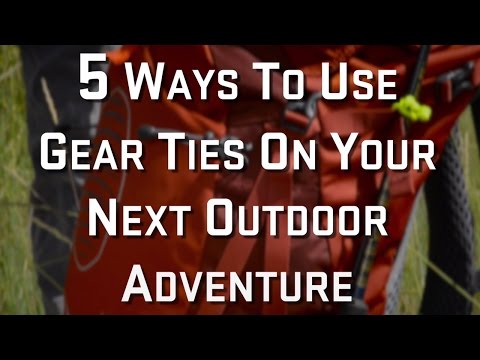 Vázací drát Gear Tie tipy k outdoor adventures