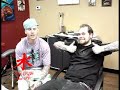 Faisst getting his new Tattoo (Tatting his ass)