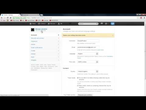 how to change username on twitter