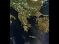 Greece Fires Timelapse