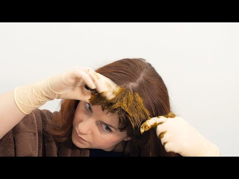 how to apply henna hair dye