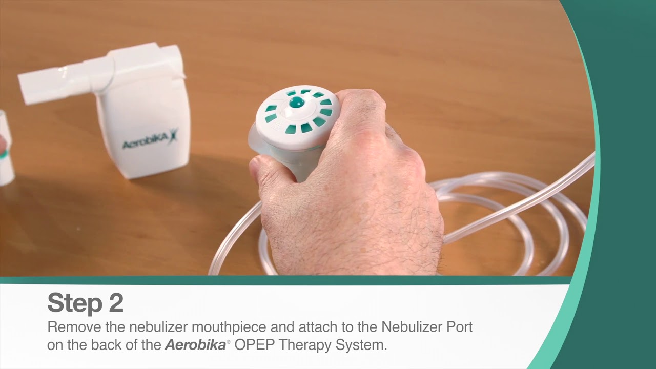 Guidelines For Using Your AEROBIKA® OPEP Therapy System With a Nebulizer