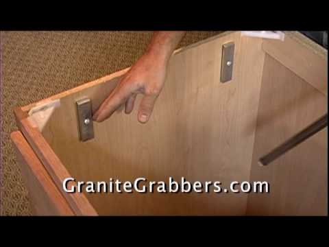 how to fasten undermount sink to granite