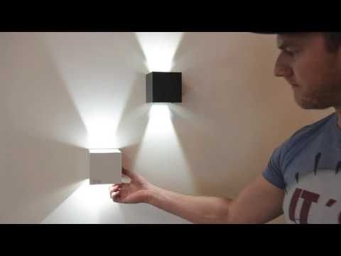 s.LUCE Ixa / LED Wandleuchte / verstellbare Winkel / Innen & Aussen