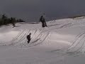 Friend of mine stands his sled after trying to jump a drift.  He didn't plan on standing his sled, it just happened that way.I'm sure some of you will comment on the fact that he pinned it after the jump (a no-no), but we were just fooling around (we know how to jump).