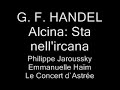 G. F. HANDEL Alcina: Sta nell\