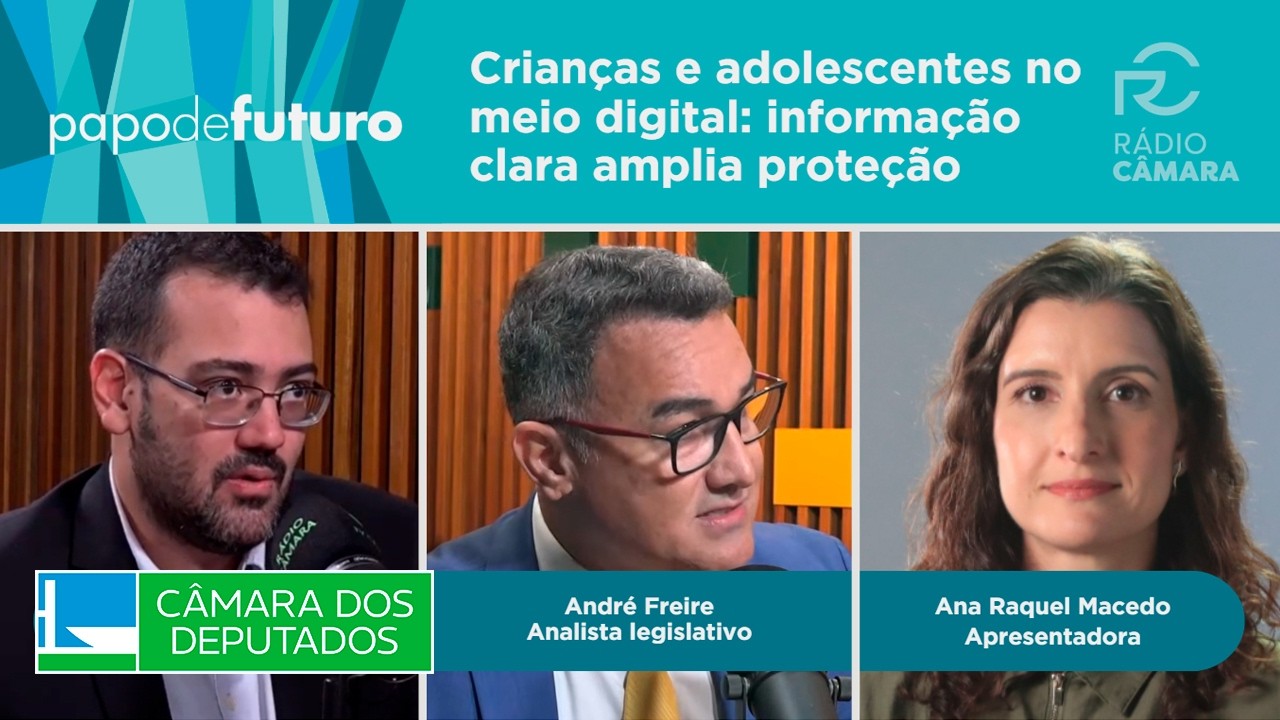 Crianças e adolescentes no meio digital: informação clara amplia proteção - 14/04/2026 #PapoDeFuturo
