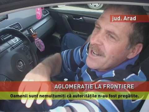 Aglomeraţie la frontiere! Românii din străinătate, veniţi să petreacă Paştele acasă, se întorc la muncă