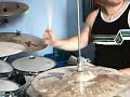Drum solo awesome, technical, groovey and fast