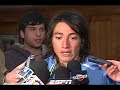 Lug�ercio tuvo su primer entrenamiento en Racing