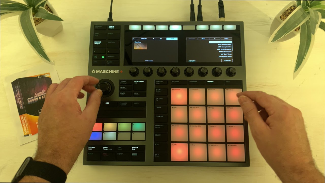 Synth Motions for Native Instruments Maschine Software and Maschine+ - Preset Demo Part1